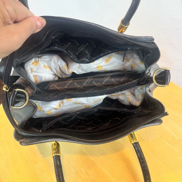 Marino Orlandi | Leather Satchel Handbag - Picture 11 of 11